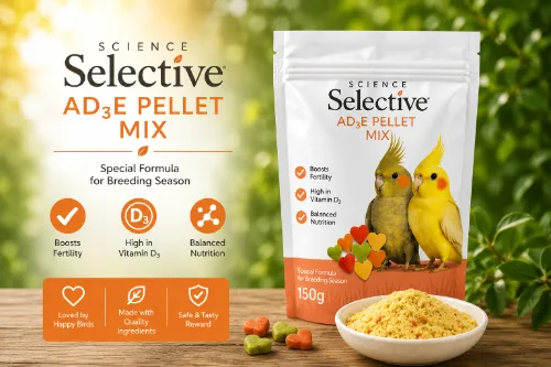 غذای نرم Egg Food + AD3E Selective